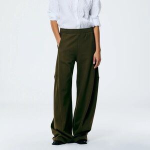 Tibi // NWT Winslow Sweatpant - Petite in Wood
